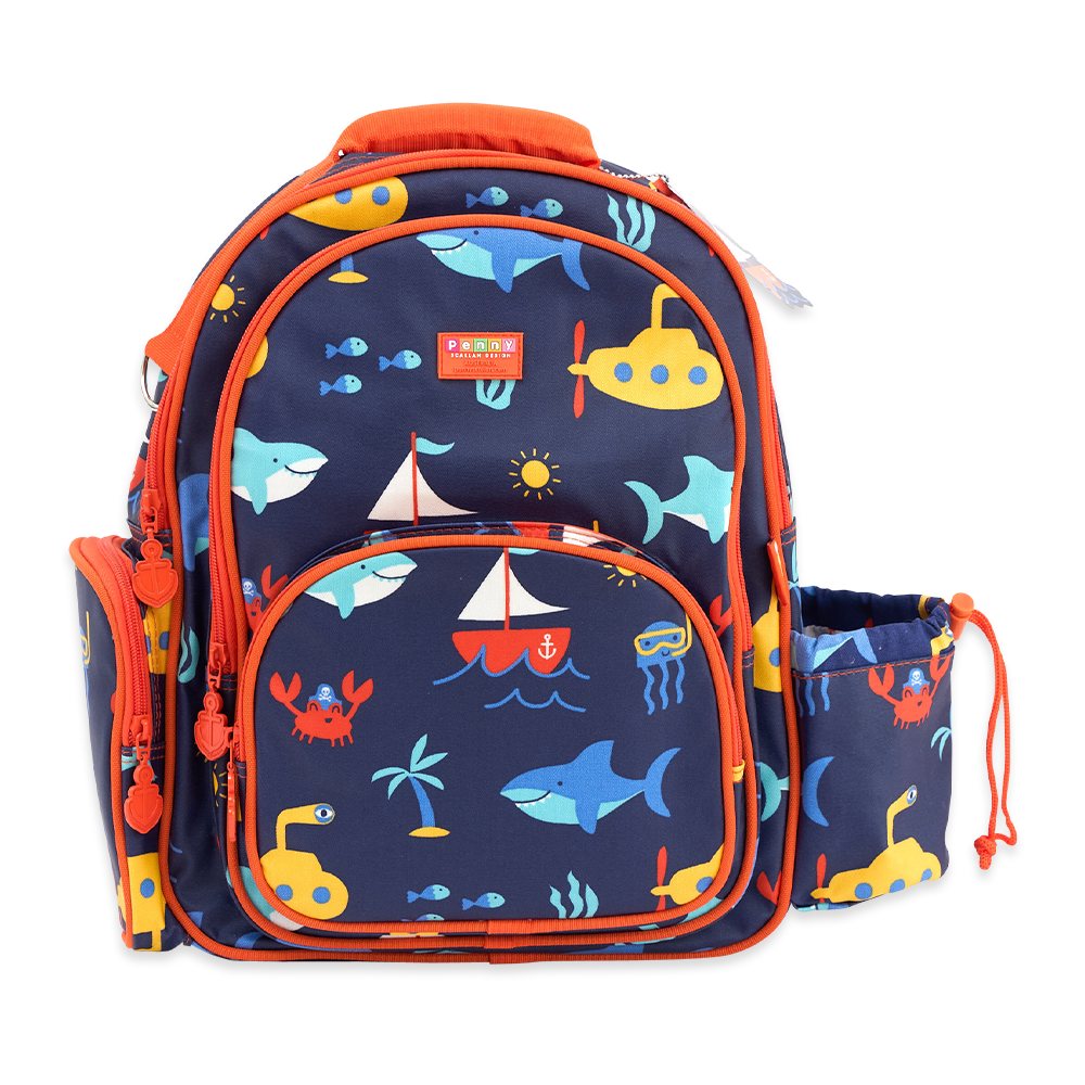 Backpack Large Anchors Away Penny Scallan Design