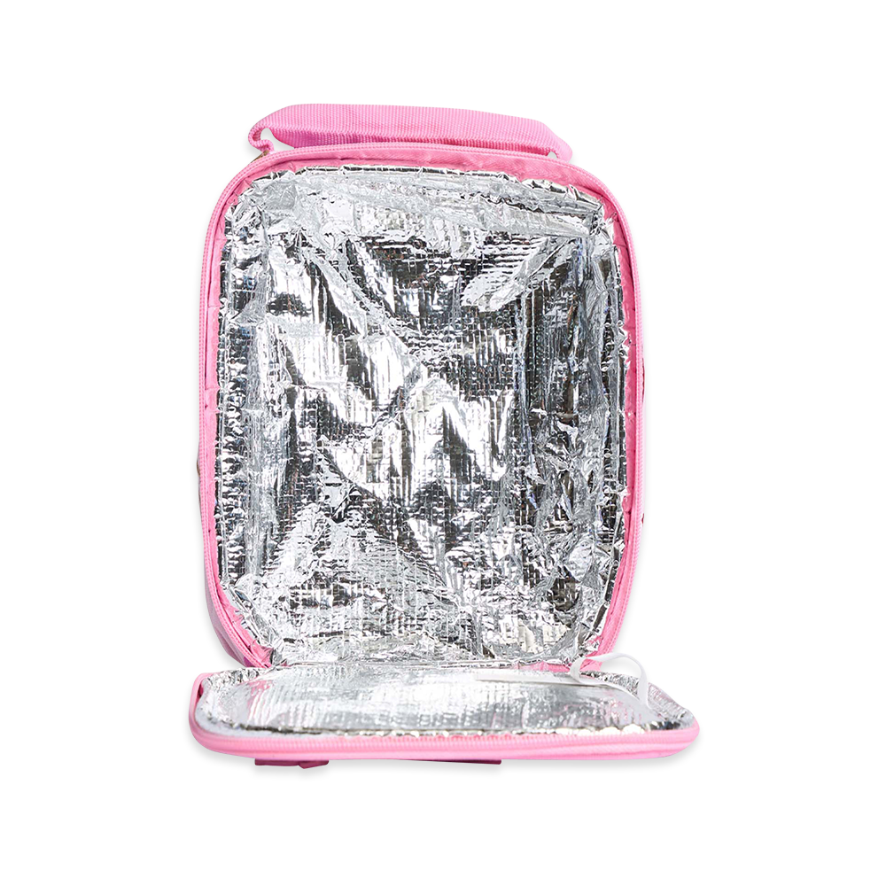 Penny Scallan Large Insulated Lunch Bag Chirpy Bird open view