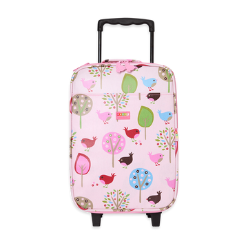 Penny Scallan Kids 2 Wheel Suitcase Chirpy Bird front view
