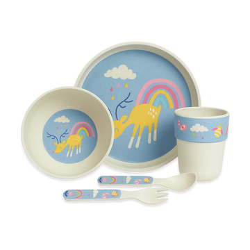 Bamboo Mealtime Set - Rainbow Days