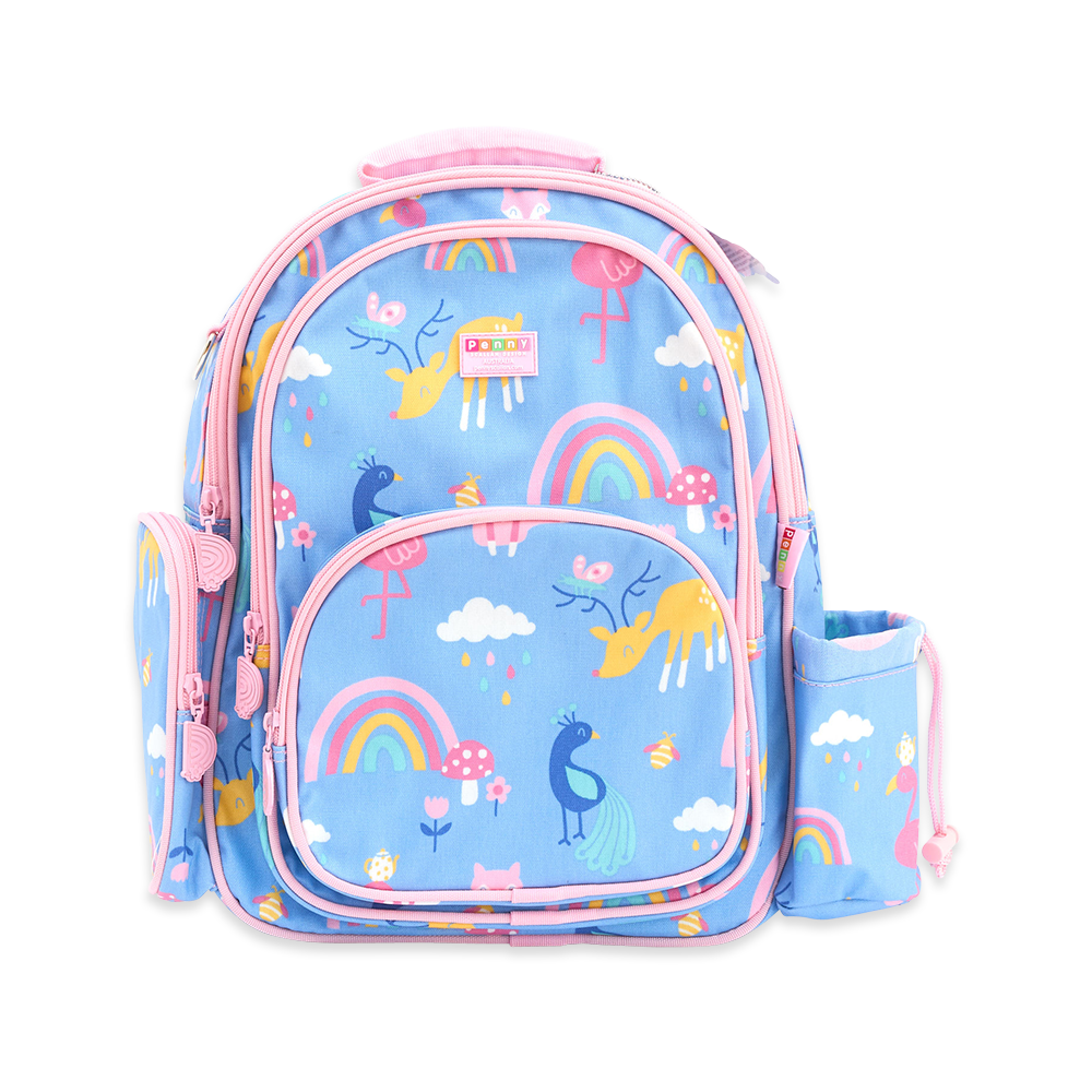 Girls best sale rainbow backpack