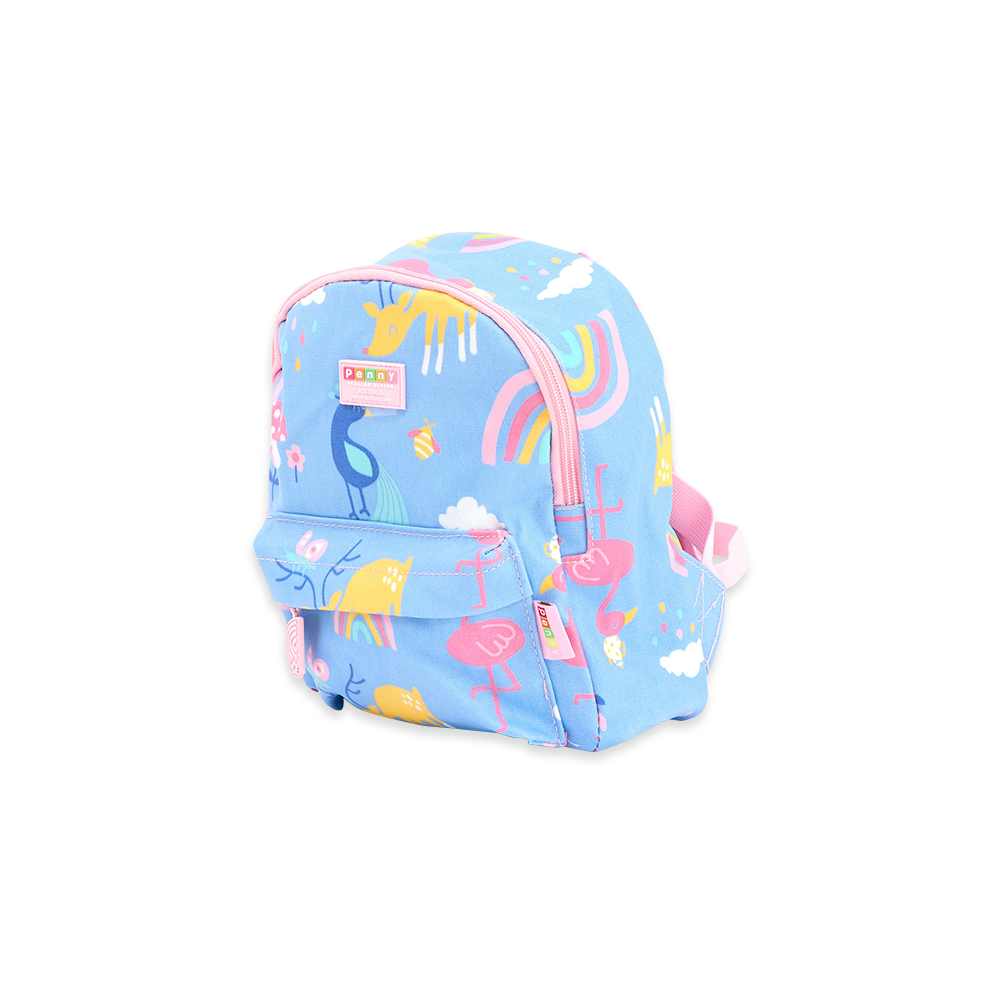 Small Backpack with Rein Rainbow Days Penny Scallan Design