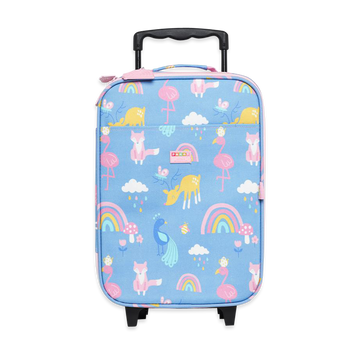 Penny Scallan Kids 2 Wheel Suitcase Rainbow Days front view