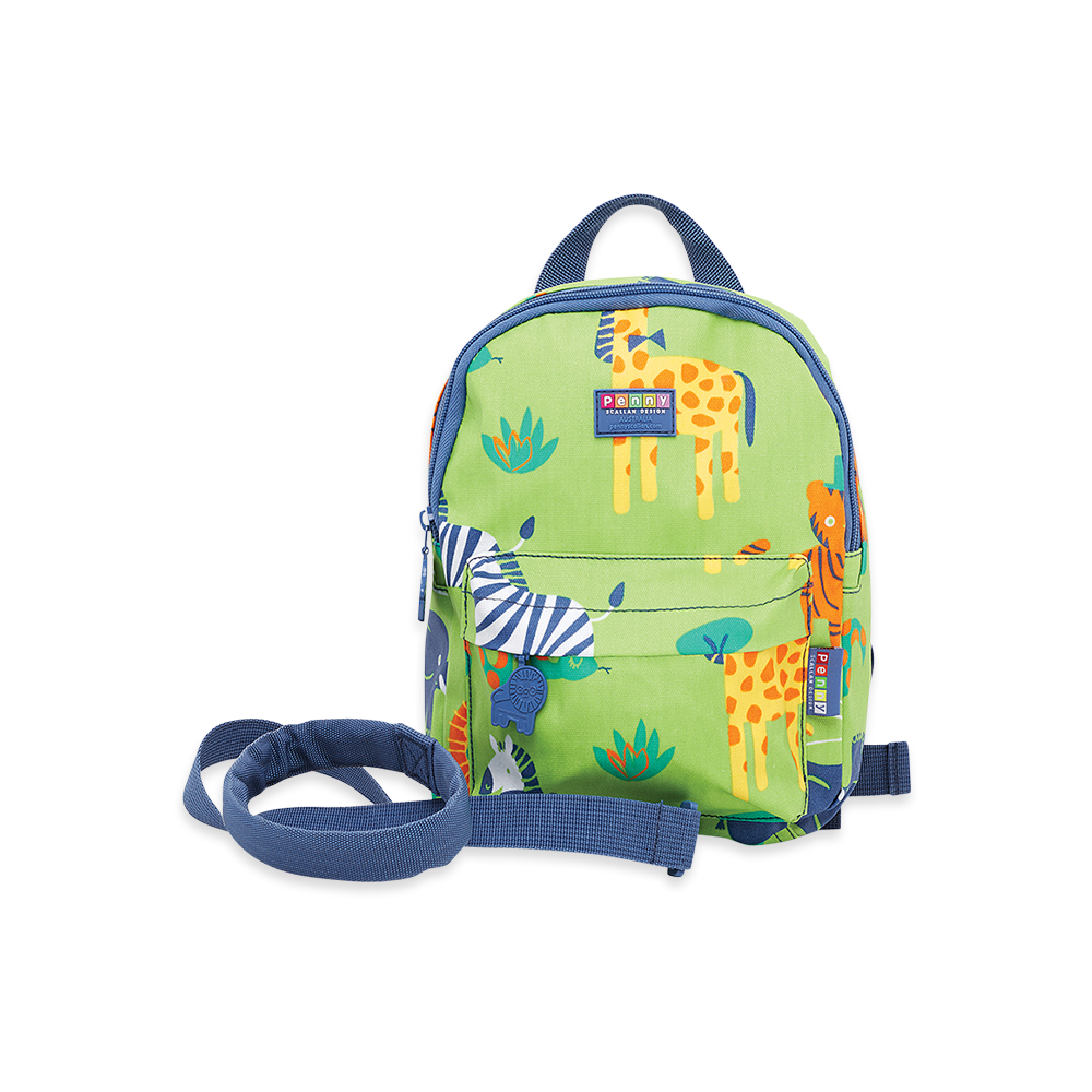 Small Backpack with Rein Wild Thing Penny Scallan Design