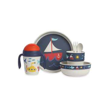Bamboo Mealtime Pack - Anchors Away