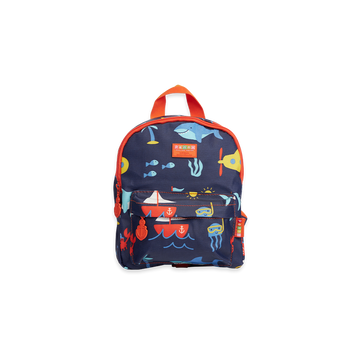Penny Scallan Dark blue With Red Lining mini Backpack Front view