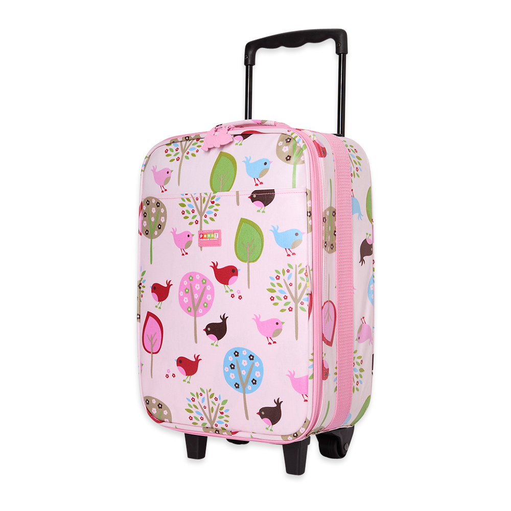 Pink hard top case wheelie