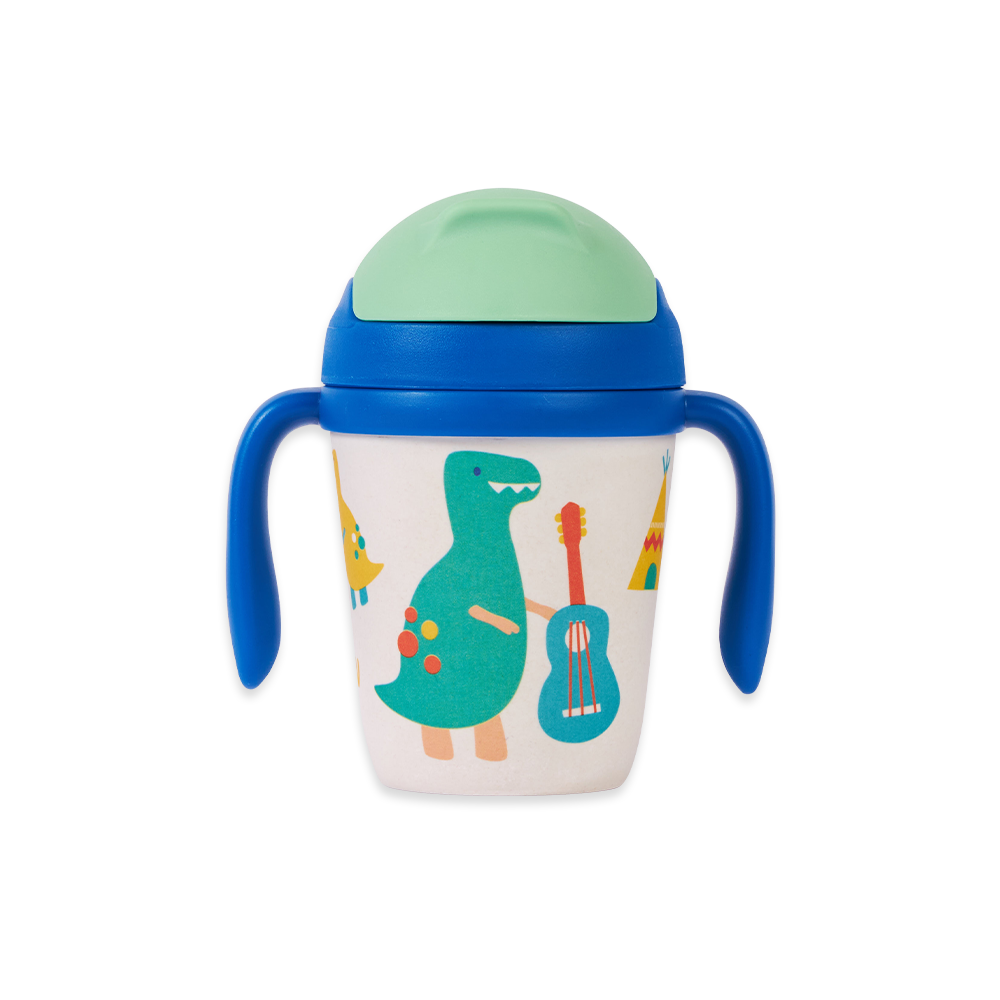 Penny Scallan Bamboo Sippy Cup Dino Rock