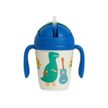 Bamboo Sippy Cup - Dino Rock