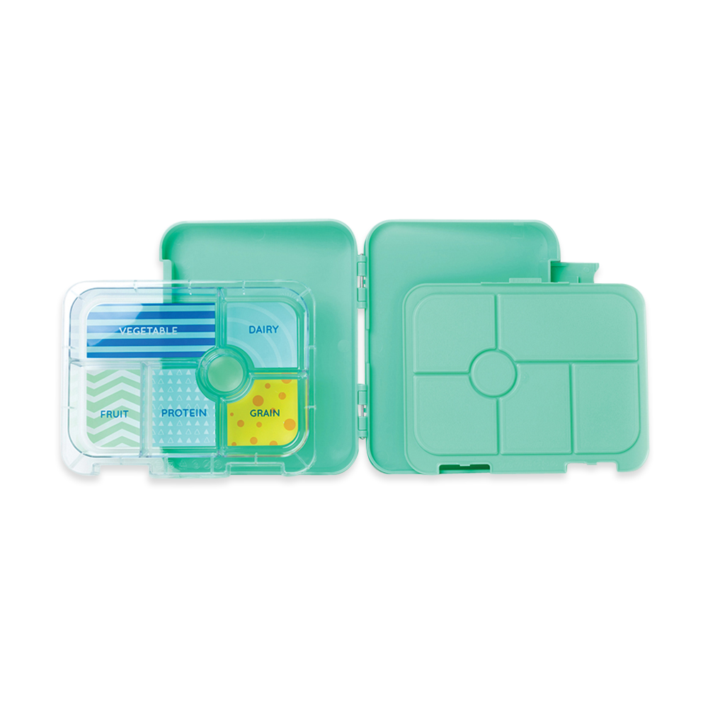 Penny Scallan Dino Rock Large Bento Box Compotents Front view