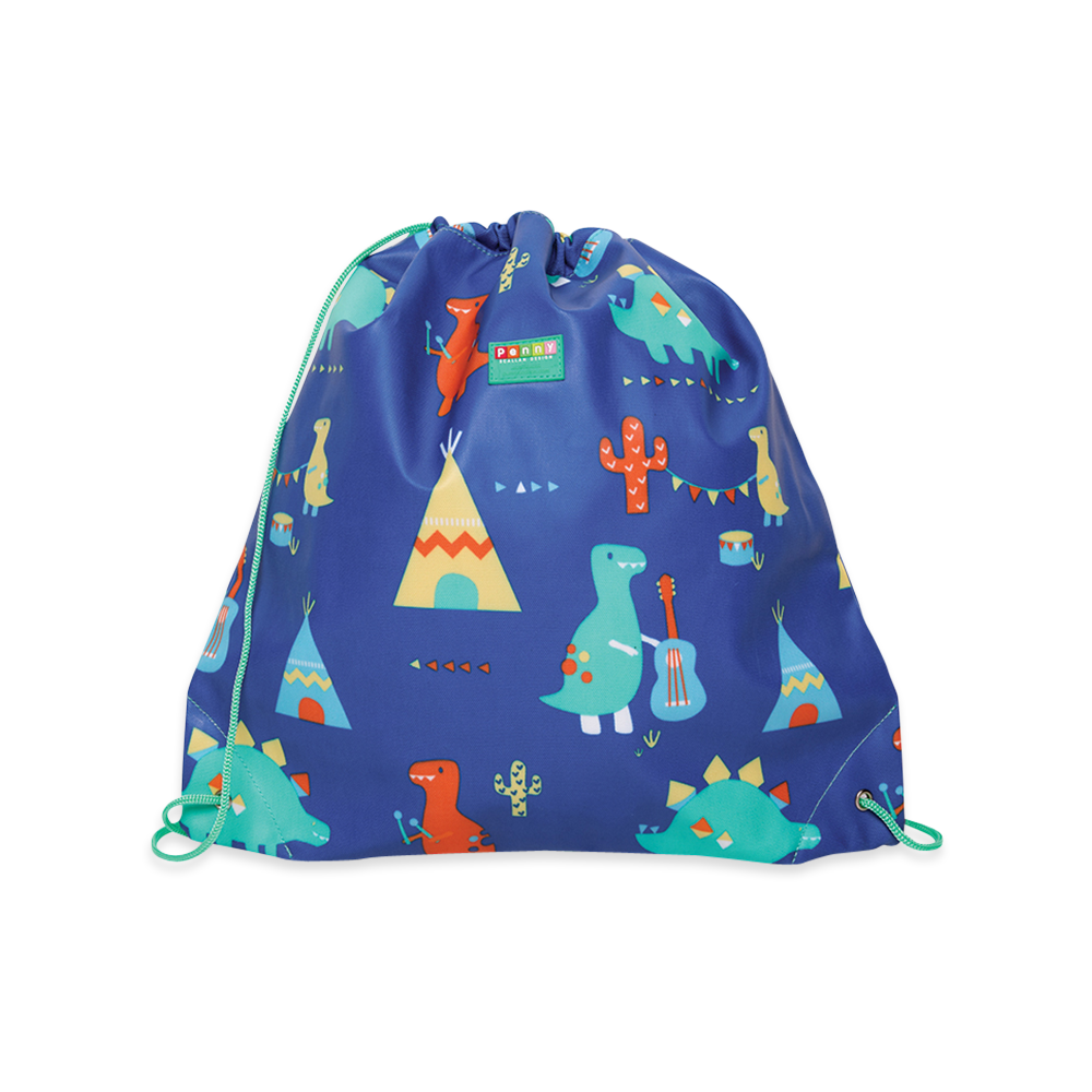 Penny Scallan Drawstring Bag Dino Rock