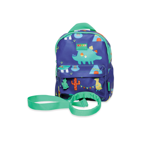 Dinosaur backpack reins top