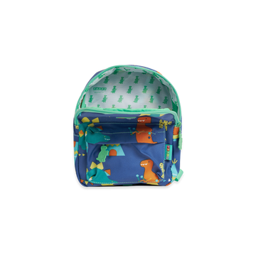 Small Backpack with Rein - Dino Rock