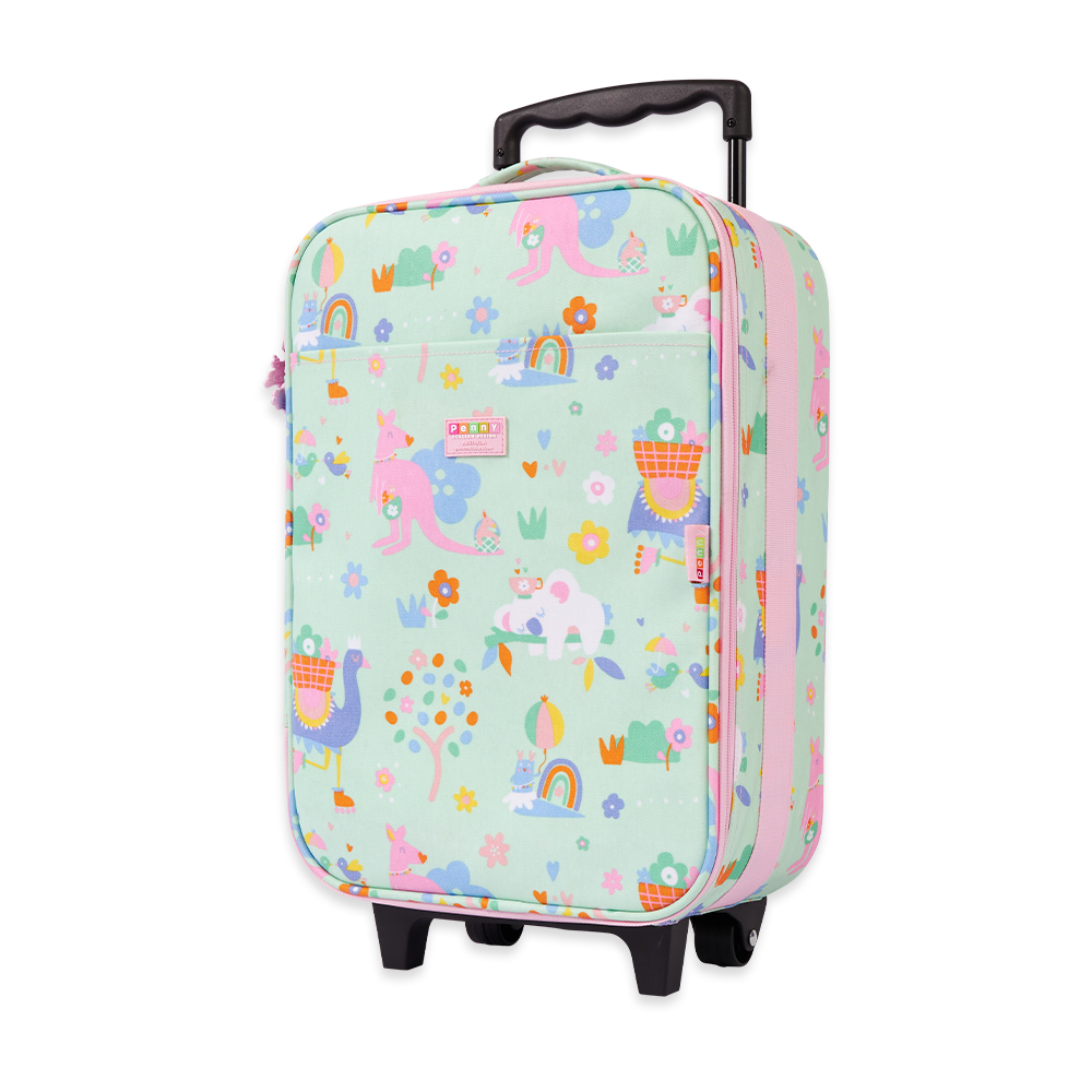 Penny Scallan Kids 2 Wheel Suitcase Kipping Koala side view