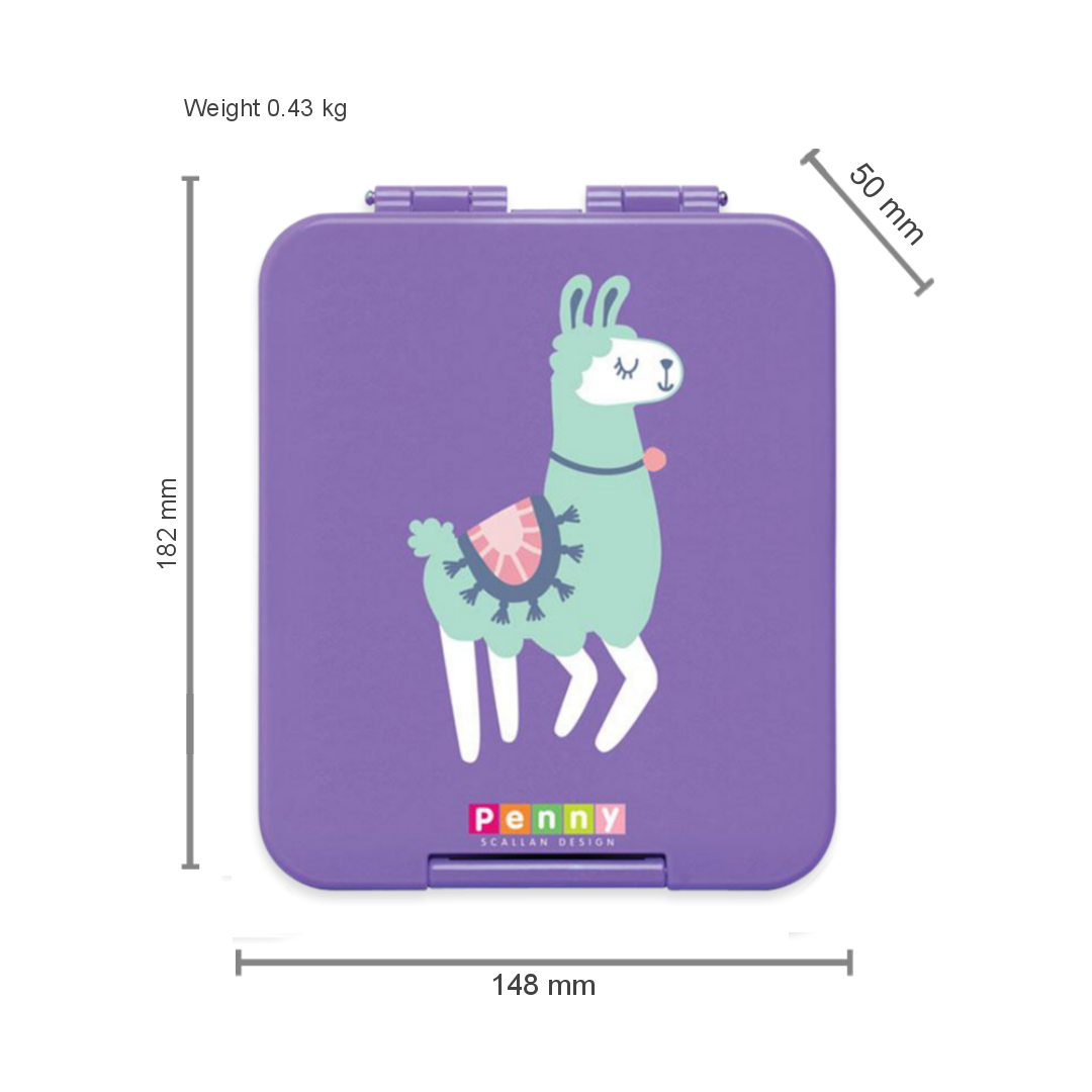 Penny Scallan Design MINI BENTO BOX - loopy llama Penny Scallan Design MINI BENTO BOX - loopy llama
