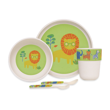 Penny Scallan Bamboo Meal Set with Cutlery Wild Thing