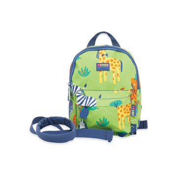 Penny Scallan Green with Blue Lining mini Backpack Front view