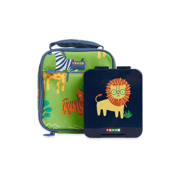 Medium Bento + Medium Lunch Bag Pack - Wild Thing