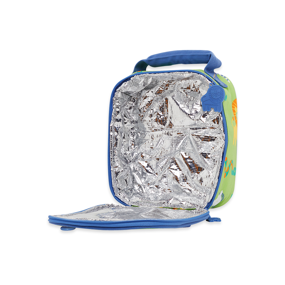 Penny Scallan Mini Insulated Lunch Bag Wild Thing open view