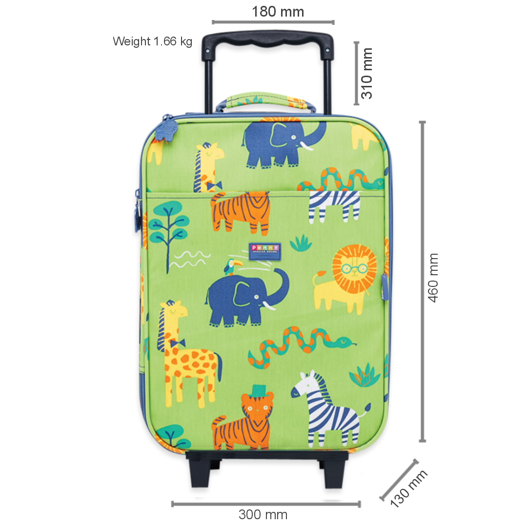 Kids Luggage On Wheels Wild Thing Penny Scallan Design